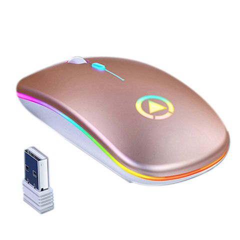 Souris Optique mince 2.4G 1600 DPI - A2 Rechargeable