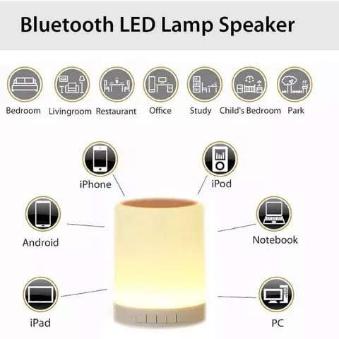 Lampe LED tactile Téléchat 7 couleurs