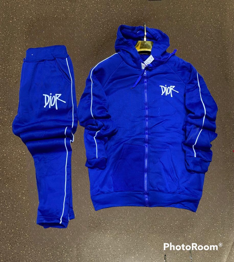 Ensemble Sweat-shirt Et Pantalon En Coton Pour Homme, Vêtements D'hiver, Streetwear, Nouvelle Collection Dior, Essentiel