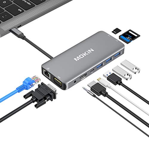Convertisseur USB-C HDMI RJ45 | 15 en 1 Pour brancher votre ordinateur MacBook
