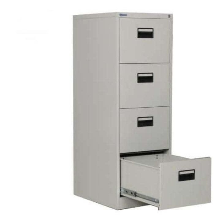 Classeur Tiroirs Métalliques Combinaison Placard De Rangement En Métal 4 Tiroirs pour Dossiers Suspendus Armoire