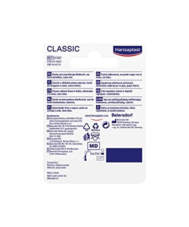 Hansaplast Med+ Fixierpflaster Classic 5m x 1,25cm