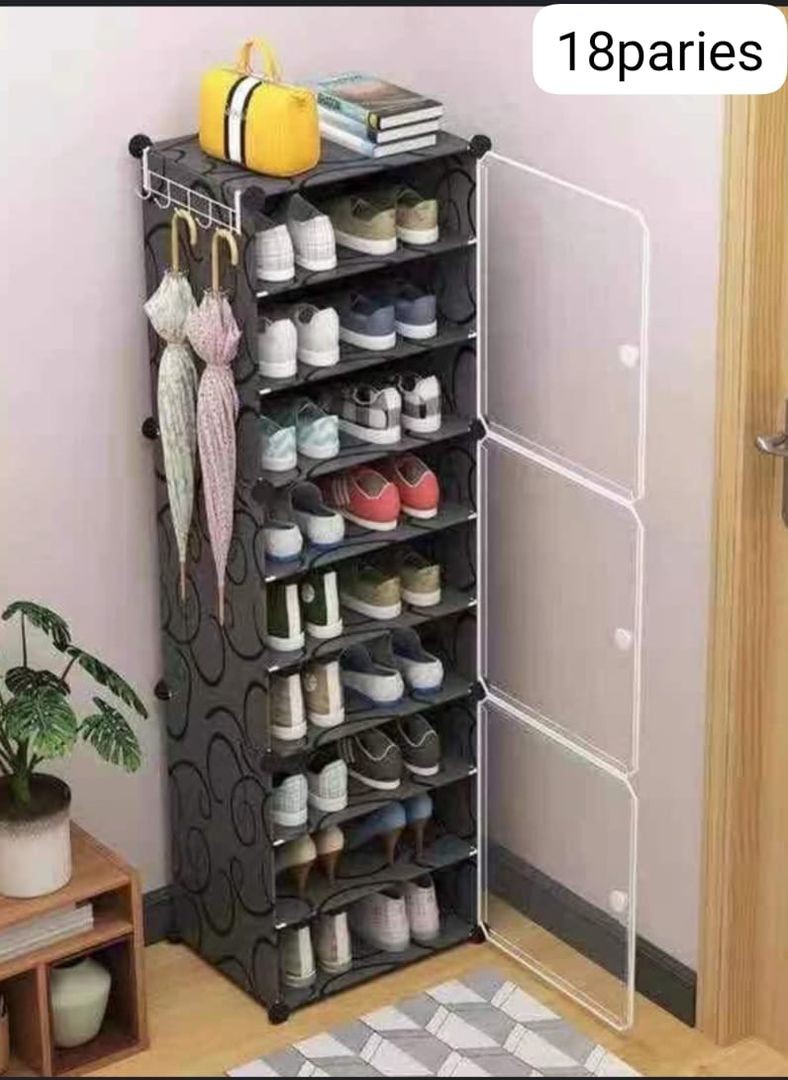 Étagère De Rangement Pour Chaussures, Armoire À Chaussures Modulaire 48 Paires, 54 Paires, 24 Paires,  36 Paires, 18 Paires,Panneau En Plastique