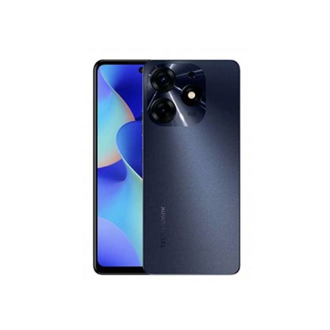 Tecno Spark 10C- Ecran 6.6" - ROM 128Go - RAM 4Go - Caméra arrière 16MP large f/1.6- Camera front 8MP Batterie 5000mAh - Black