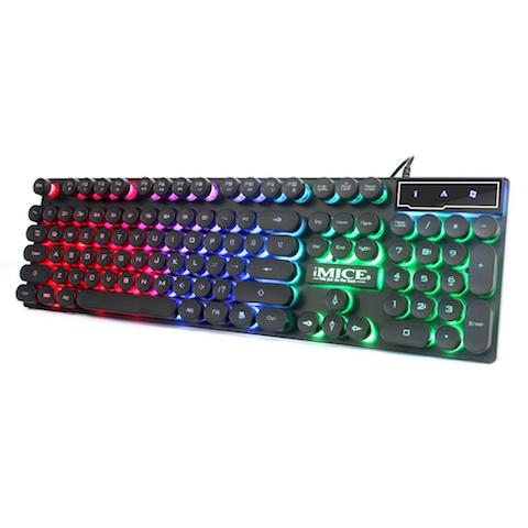 IMICE AK-800 104 keys USB Wired 3 Color LED Backlight Gaming Keyboard