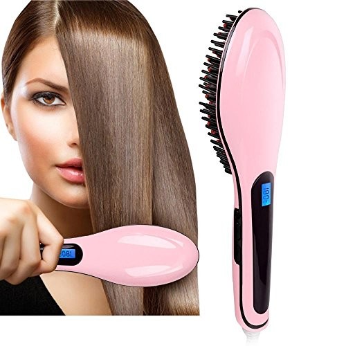 Brosse a cheveux peigne lissante electrique