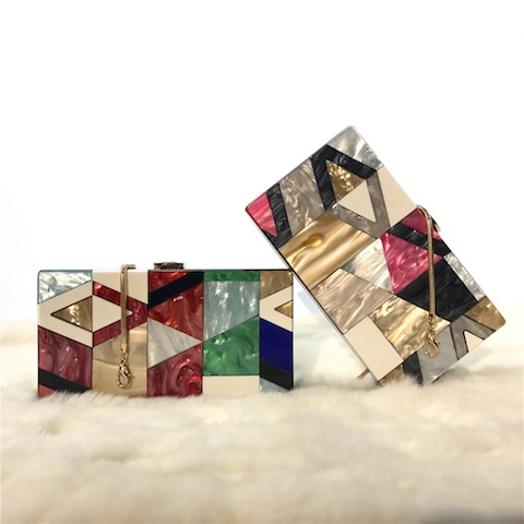 Pochette Geometric Acrylic - Originale Design