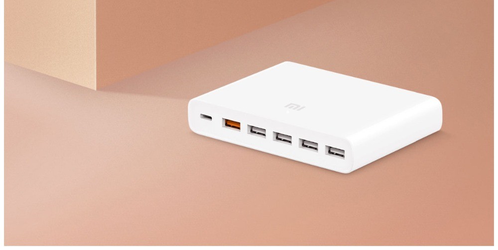 Chargeur USB D'origine Xiaomi Mi 4 Ports 2A Charge Rapide 35W Chargeur USB 2.0 Haute Puissance  Blanc