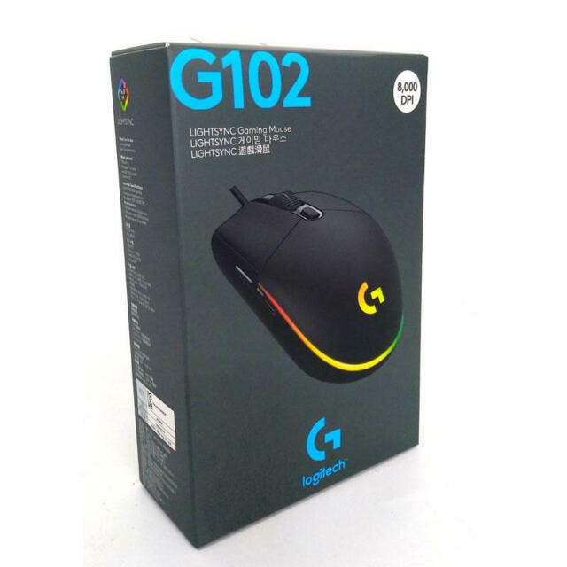 Technology Logitech G102 Lightsync Black Gaming Mouse