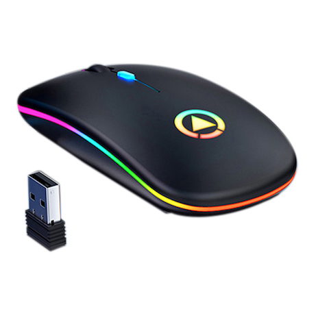 Souris  de jeu Optique mince 2.4G 1600 DPI - A2 rechargeable
