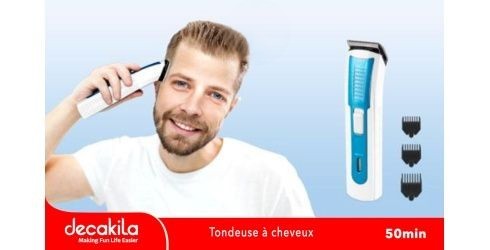 Tondeuse À Cheveux, Lame Acier Inoxydable 50 Minutes De Temps De Travail
