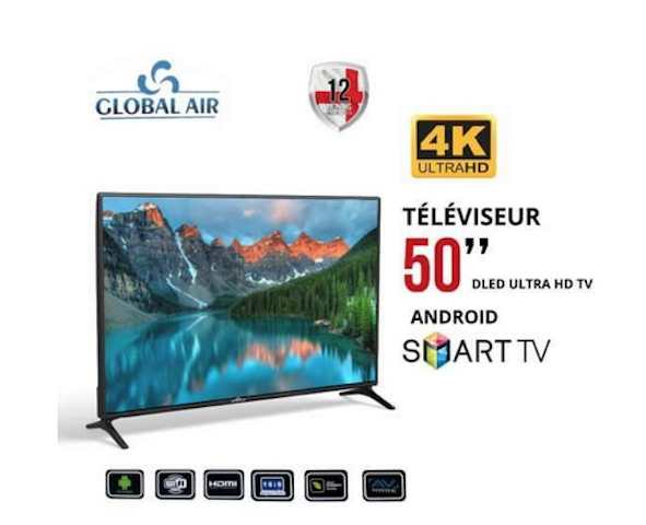 Smart Tv Global Air 50”-Smart Android