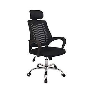 Generic Chaise Orthopédique Avec Repose Tête - Pivotante - Confortable - Noir