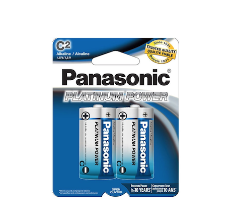 Piles Panasonic Platinium Power C2 - Paquet de 8 piles