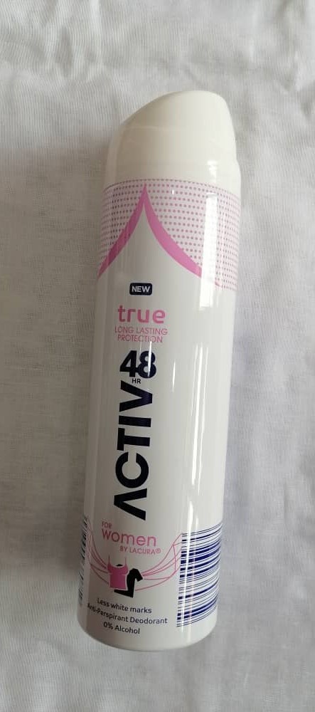 Parfum Active 48 Déodorant Anti-transpirant Moins De Marques Blanches 0% Alcool  250 ml