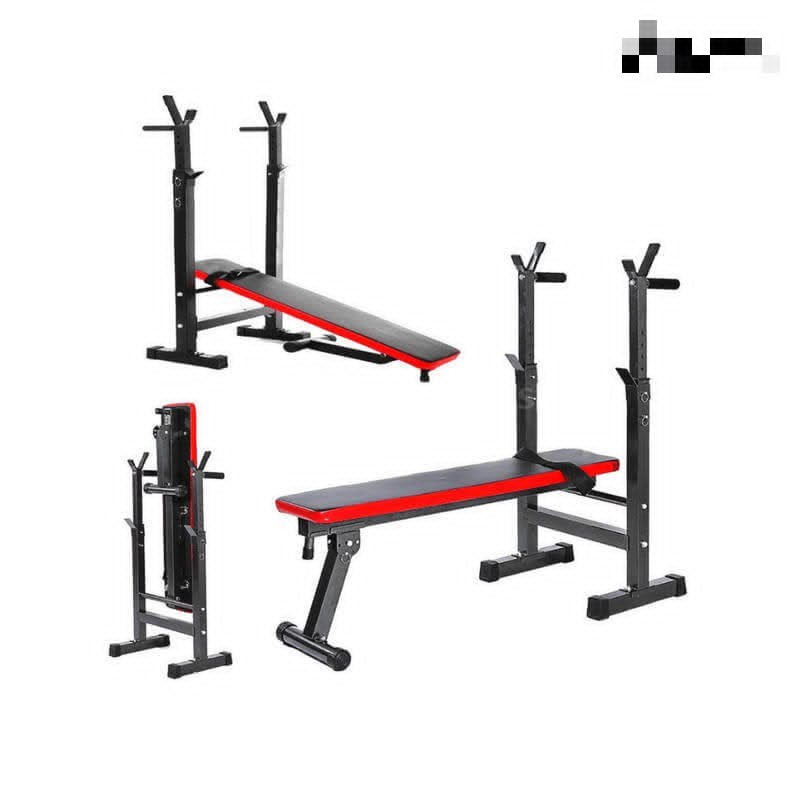 Banc Musculation Multifonction Abdominal Support Barre Haltere
