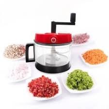 Hachoir électrique 400W 2L - 2 Bols (verre + Inox) - 3 Vitesses - Pour Viande, Légumes, Noix - Avec Recettes