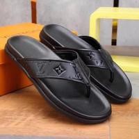 Sandales En Cuir Louis Vuitton