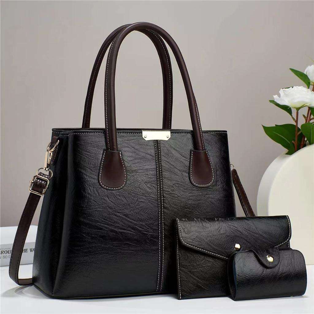 Sac à main polyvalent en cuir 3 en 1 - Sac à Main pour Dames