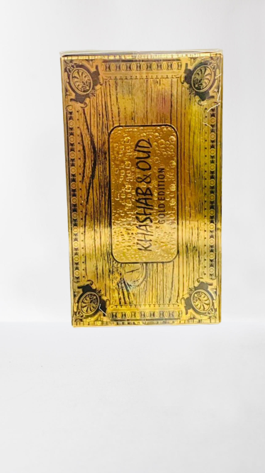 Arabiyat  Khashab &  Oud  EDP  Parfum  Pour  Homme  Et  Femme  100ml (Doré)