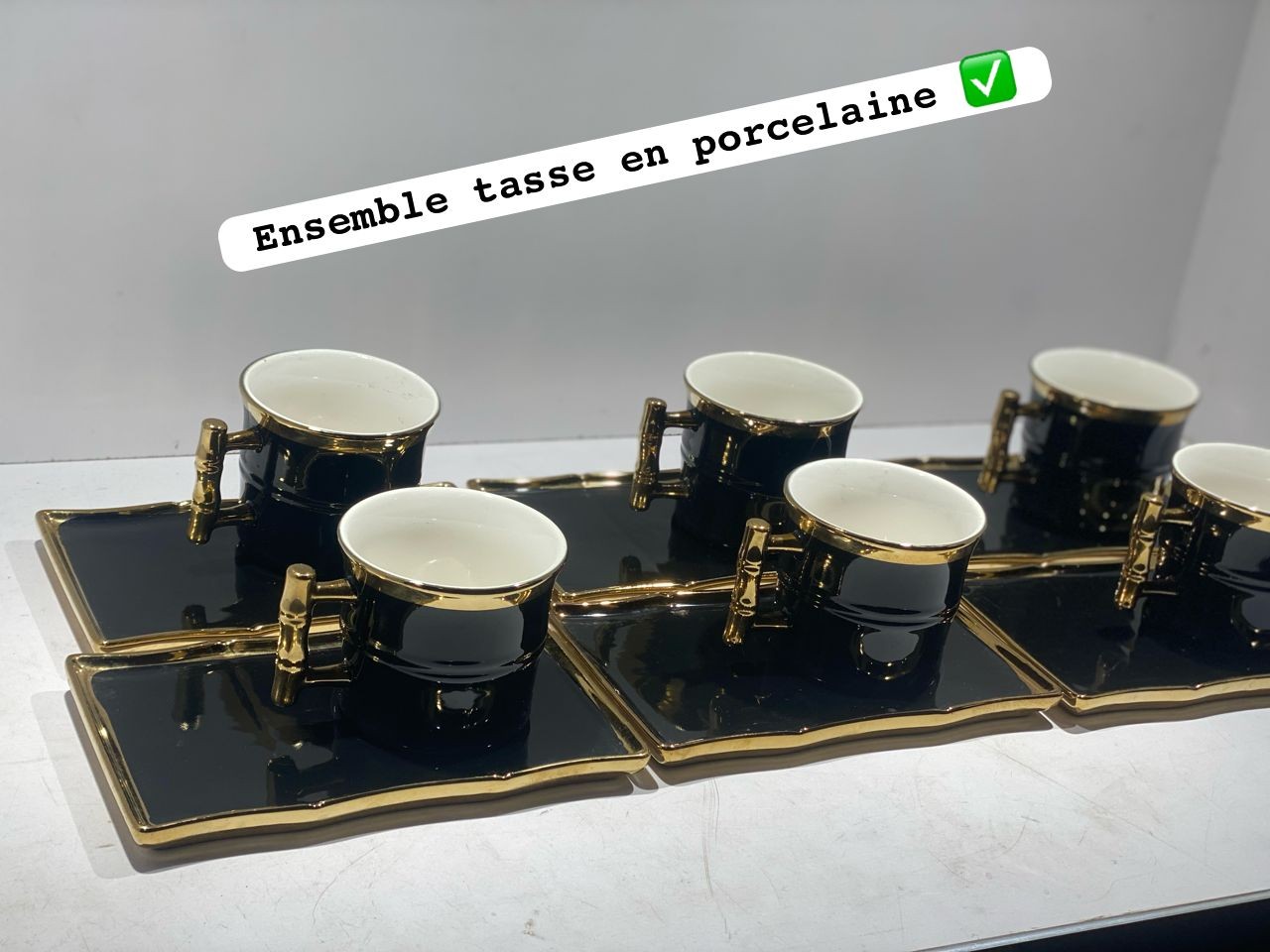 Service VIP Tasse Petit Déjeuner  12 Pièces