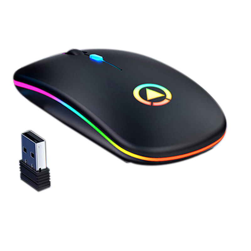 Souris  de jeu Optique mince 2.4G 1600 DPI - A2 rechargeable