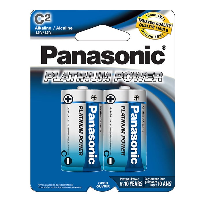 Piles Panasonic Platinium Power C2 - Paquet de 8 piles
