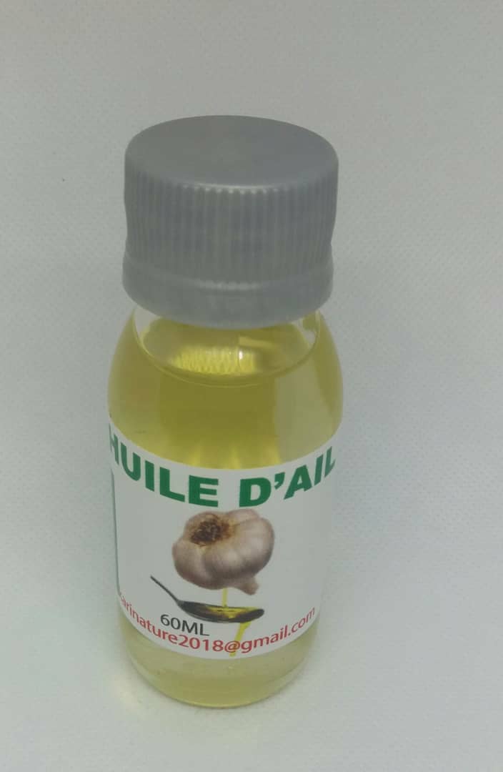 Huile d'Ail produit Bio anti-bactérien