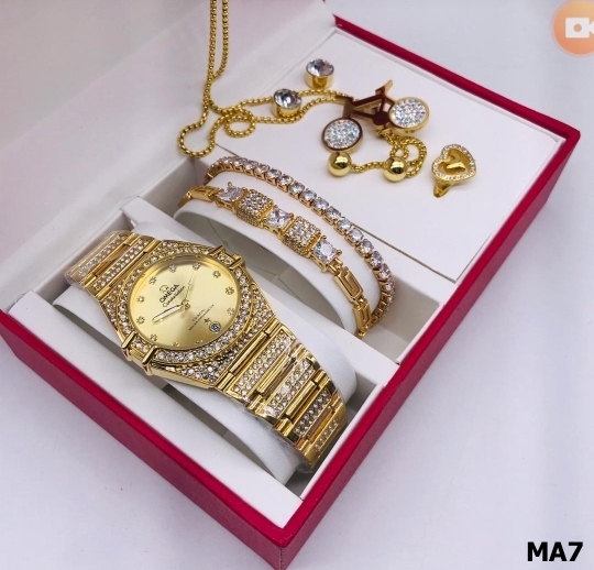 Ensemble Montre Collier Fétiche + Bague