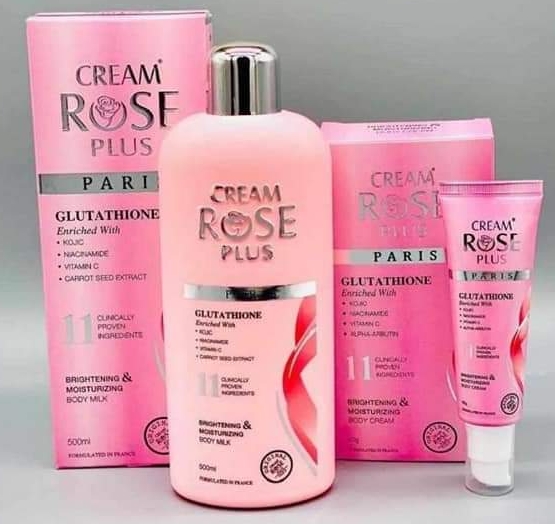 Gamme de lait de corps  Cream Rose Plus Paris