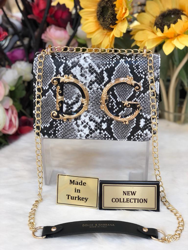 Sac à main Dolce et Gabanna Bandoulière Python